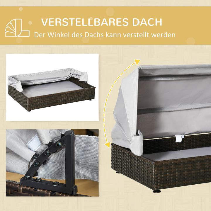 Produktbild PawHut Hundehütte mi Kissen (Hundehütte)