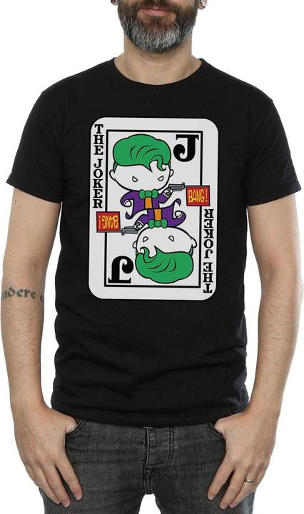 Actual product image Mens Chibi Joker Playing Card T-Shirt (XL)