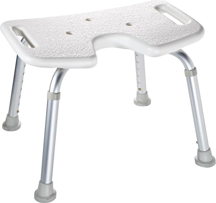 Ridder Comfort bathroom stool with hygiene cut-out (150 kg)