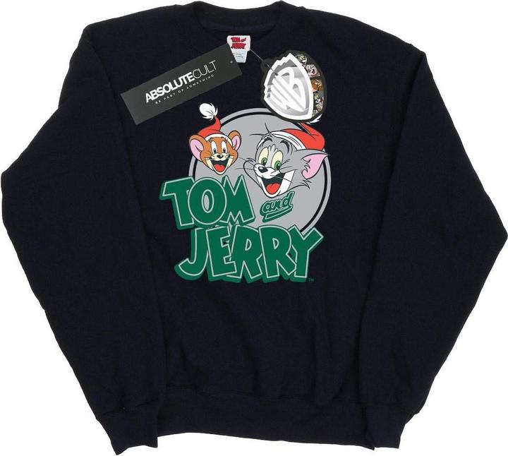 Actual product image Tom & Jerry Womens/Ladies Christmas Greetings Sweatshirt (S)