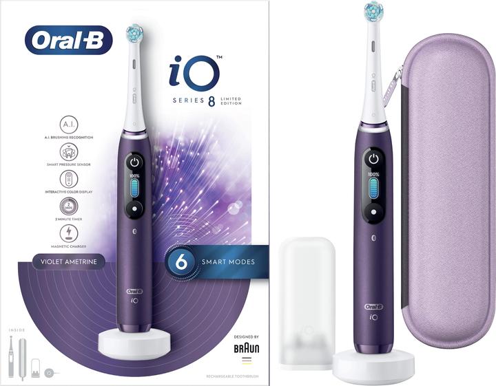 Immagine prodotto Oral-B Spazzolino elettrico iO Series 8, viola (Spazzolino sonico)