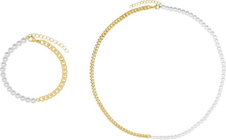 Actual product image Heideman Set Vanez gold coloured (100% stainless steel)