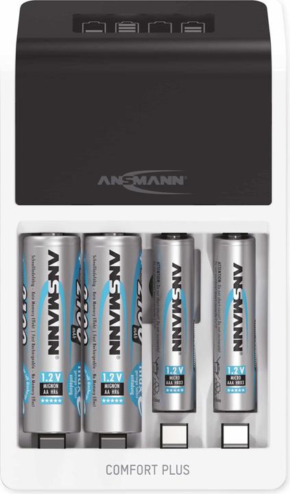 Actual product image Ansmann Comfort Plus 1001-0094 (1 pcs., AA, AAA, Chargers without battery)