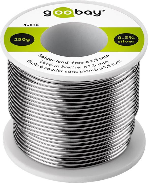 Goobay Bleifrei löten ø 1,5 mm, 250 g 40848 (Lötspulenkit)