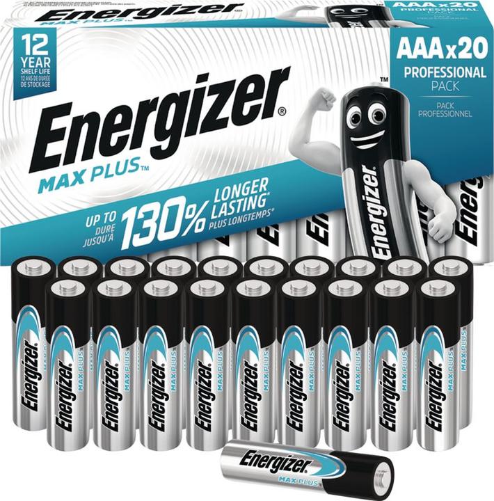 Produktbild Energizer Max Plus Micro (AAA) 20 Stück (20 Stk., AAA)