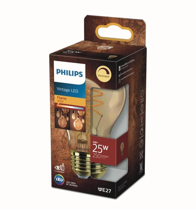 Produktbild Philips Lampe (E27, 4 W, 250 lm, 1 x, F)