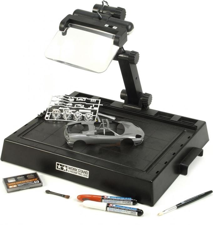 Image du produit Tamiya Station de travail avec lumière et loupe
