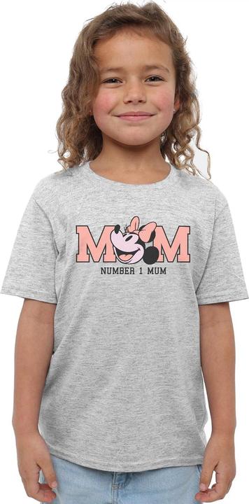 Actual product image Disney Childrens/Kids Number 1 Mum Minnie Mouse Mothers Day T-Shirt (116)