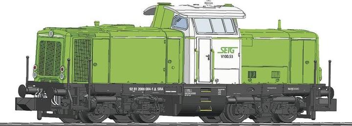 Immagine prodotto Fleischmann 721213 N Locomotiva diesel V 100.52 della SETG (Traccia N)