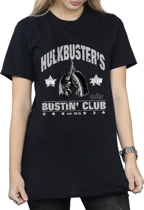 Immagine prodotto Iron Man Hulkbuster's Bustin' Club Maglietta Ampia Donna (S)