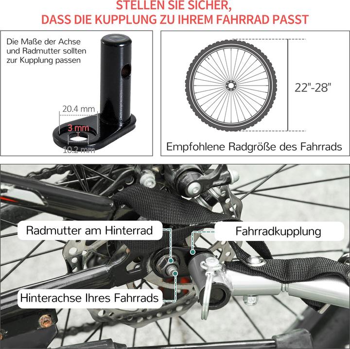 Immagine prodotto Homcom Rimorchio per biciclette con baldacchino