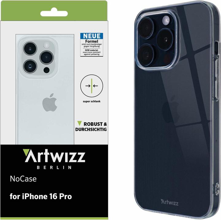 Produktbild Artwizz NoCase für iPhone 16 Pro (Apple iPhone 16 Pro)