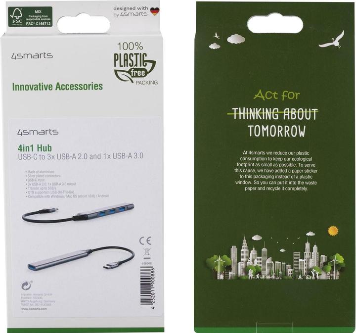 Produktbild 4smarts 4in1 (USB-C, 4 Ports)