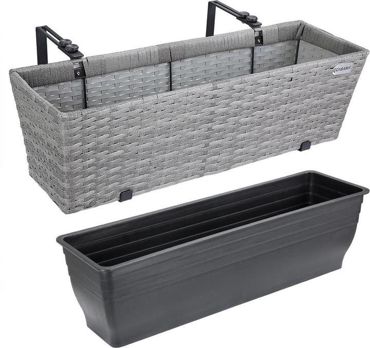 Produktbild Casaria Blumenkasten (20 cm)