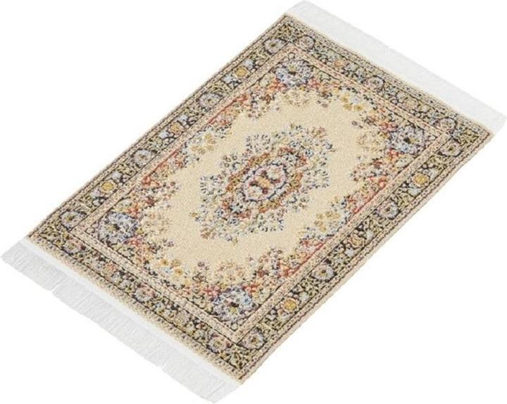 Actual product image Hobby Fun Mini Utensils Rug 15 x 10 cm Beige