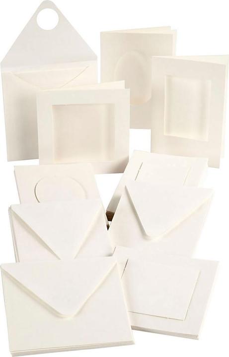 Productafbeelding Creativ Company Passepartout kaarten, set van 50