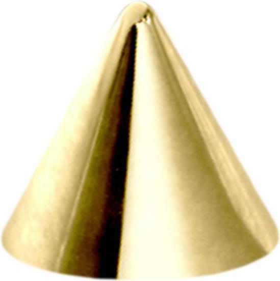 Produktbild Star Piercing Cone vergoldet (Chirurgenstahl 316L)
