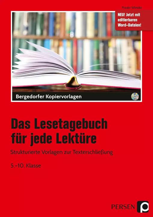 Actual product image Das Lesetagebuch für jede Lektüre (German, Frauke Wietzke, 2022)