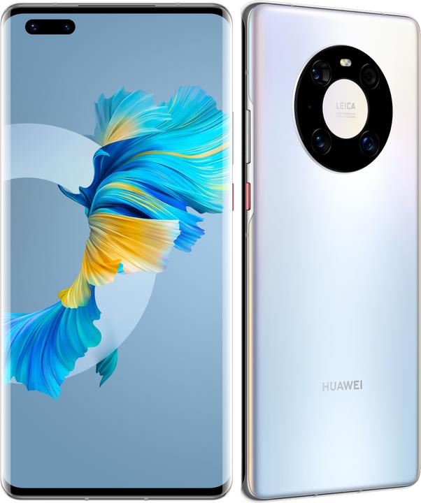 Huawei Mate 40 Pro (256 GB, Mystic Silver, 6.76", Hybrid Dual SIM + eSIM, 50 Mpx, 5G)