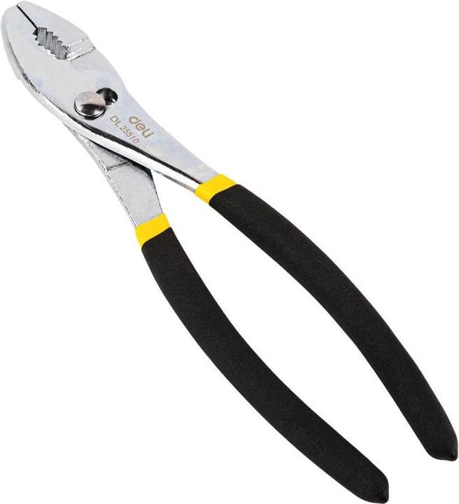 Actual product image Deli Tools Slip Joint Pliers EDL25510 10" (black&yellow) (254 mm)