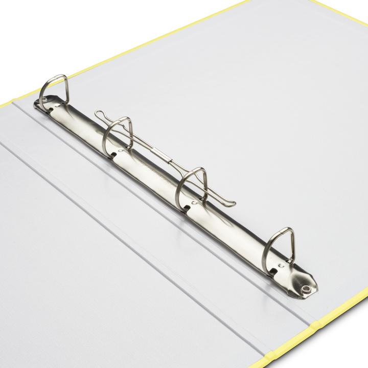 Immagine prodotto Hama Cartella con meccanismo di combinazione a 4 anelli, larghezza dorso 39 mm, giallo (A4, 39 mm, 1 Pezzo/i)