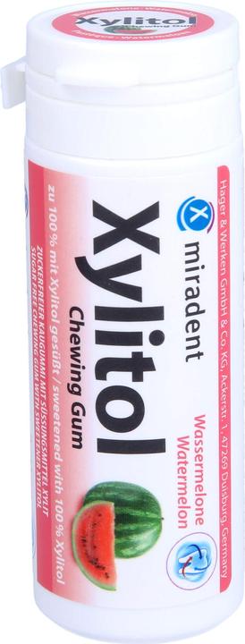 Image du produit Miradent Gomme à mâcher xylitol Pastèque (30 pcs) (30 pcs, 47 g)