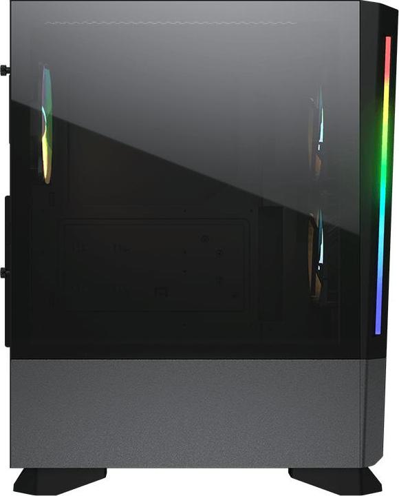 Produktbild Cougar Case MX430 Air RGB Black (ATX, mATX, Mini-ITX)
