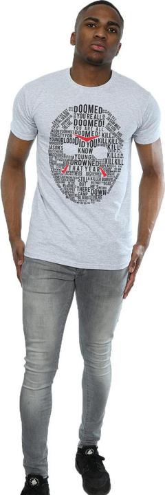 Produktbild Absolute Cult Jason Text Mask TShirt (3XL)
