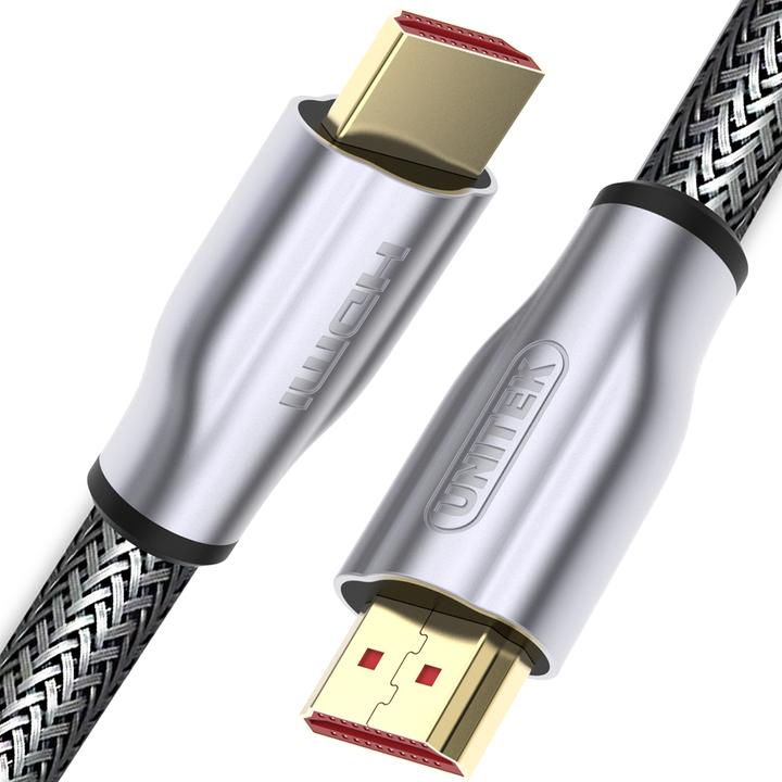 Actual product image Unitek Y-C142RGY HDMI Cable HDMI Type A (Standard), Zinc (10 m, HDMI)
