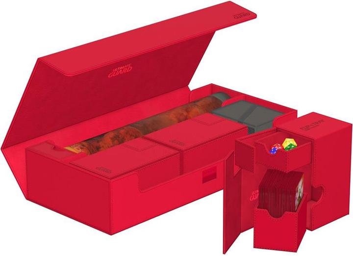 Image du produit Ultimate Guard Boîte à cartes XenoSkin Superhive 550+ rouge