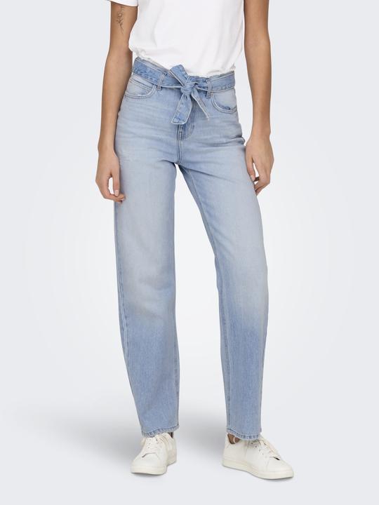 Produktbild Only ONLMADDIE Hohe Taille Weiter Beinschnitt Jeans Straight-Fit jeans (W32/L32)