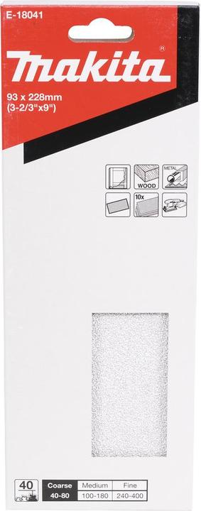 Immagine prodotto Makita Carta vetrata 228x93 mm (40)