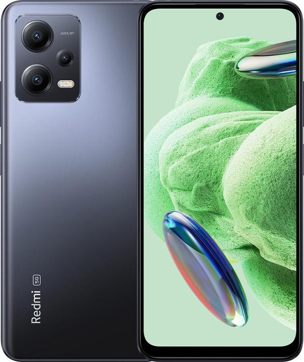 Image du produit Xiaomi Redmi Note 12 5G (128 Go, Onyx Gray, 6.67", Double SIM hybride, 48 Mpx, 5G)