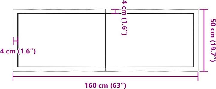 Image du produit VidaXL Aneta (160 x 50 x 6 cm)