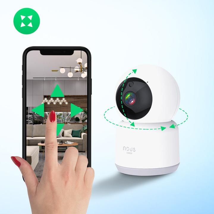 Image du produit Nous W2 Smart WiFi PTZ IP Caméra (1920 x 1080 Pixels)