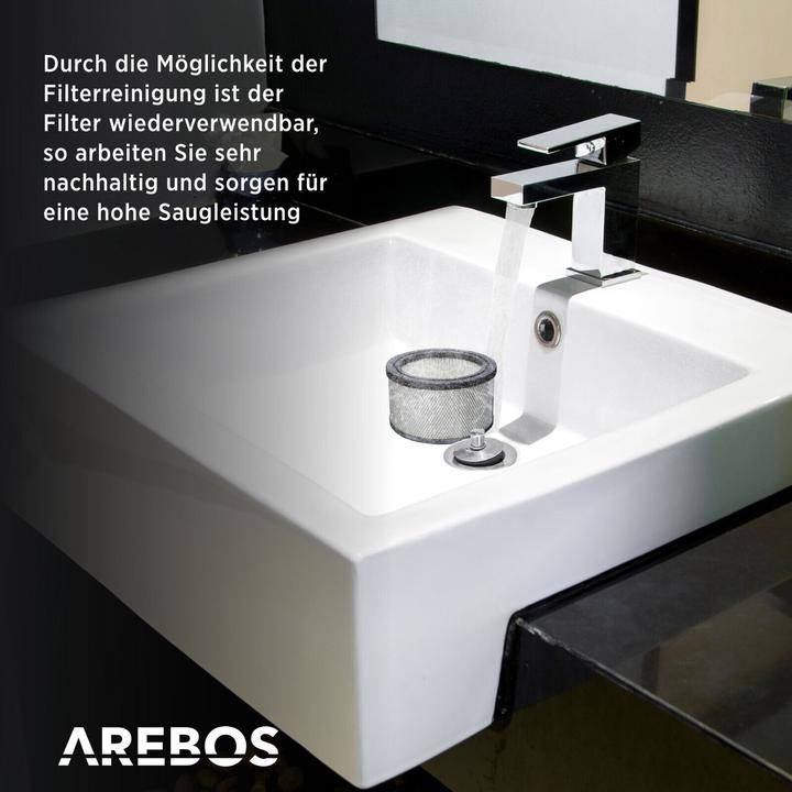 Immagine prodotto Arebos Aspiratore per cenere 1200 W - 20 L (Aspirapolvere cenere)