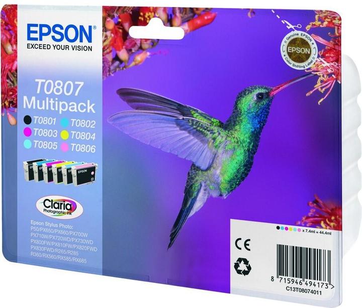 Epson Multipack - Schwarz, Gelb, Cyan, Magenta, hellmagentafarben, hell Cyan (M, BK, LC, C, Y)