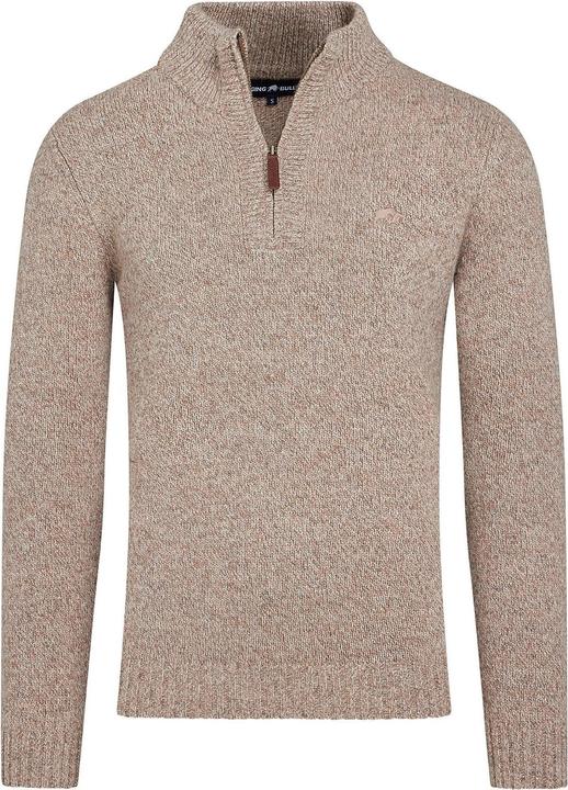 Raging Bull Pullover mit kurzem Reissverschluss