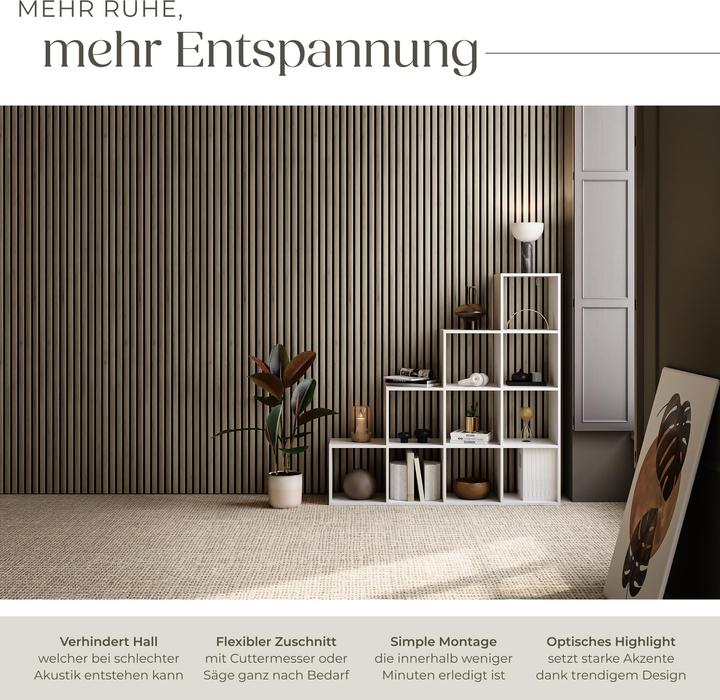 Produktbild tectake 2er Set Akustikpaneele Sonic Wall (2 Stk.)
