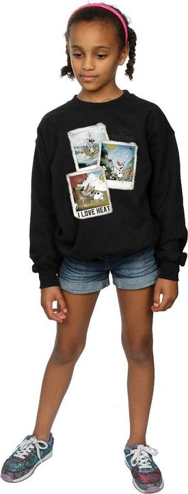 Actual product image Disney Girls Frozen Olaf Polaroid Sweatshirt (116)