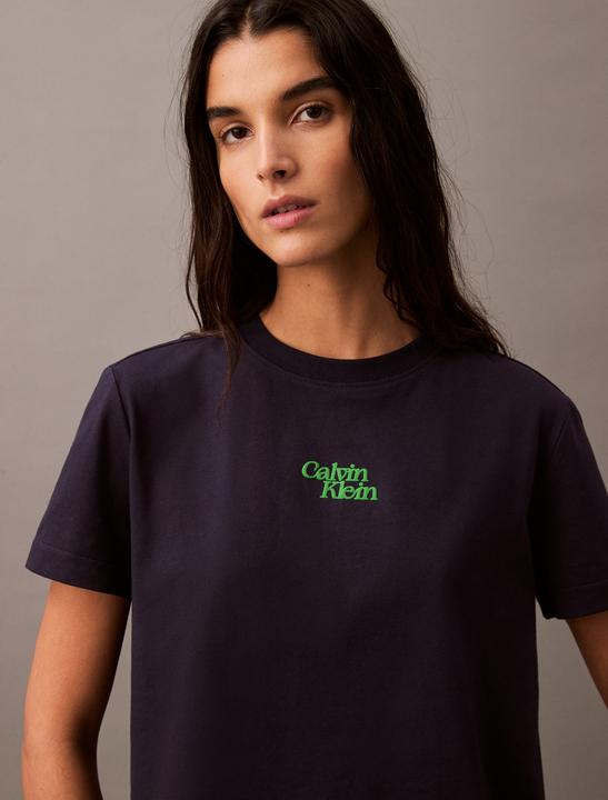 Produktbild Calvin Klein Jeans Ss Flocked Logo Cn Tee (S)