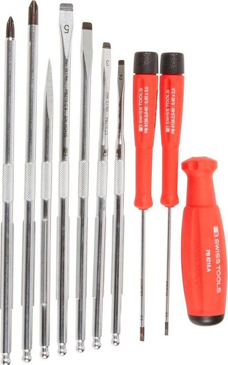 Image du produit PB Swiss Tools Trousse à roulettes Set de tournevis 8218 (Escale, Recouvrement cruciforme Phillipps (PH))
