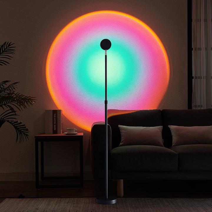 Actual product image Lindby Edonita LED floor lamp with effect light 1-light. (180 lm)
