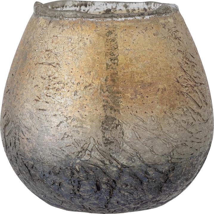 Actual product image Bloomingville Iselinn Votive, Gold, Glass (1 x, Ø 10 x 10 cm)