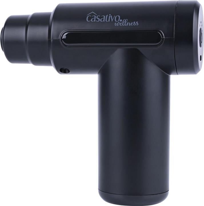 Actual product image Casativo Compact hand massage gun, rechargeable battery, with 4 attachments, USB-C, 25 W