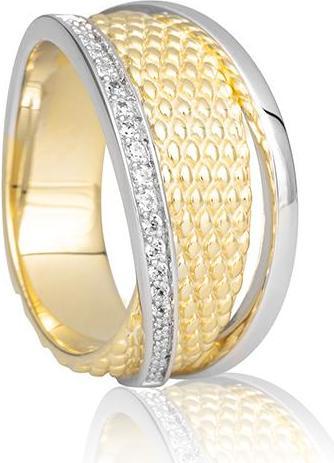 Image du produit Breuning BAGUE - BRILLE. 0,147 Ct. H/si (57, Or 585/14 K)