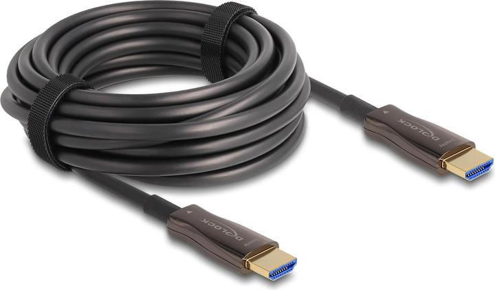 Immagine prodotto Delock Cavo HDMI ottico attivo con armatura metallica 8K 60 Hz 10 m (10 m, HDMI)