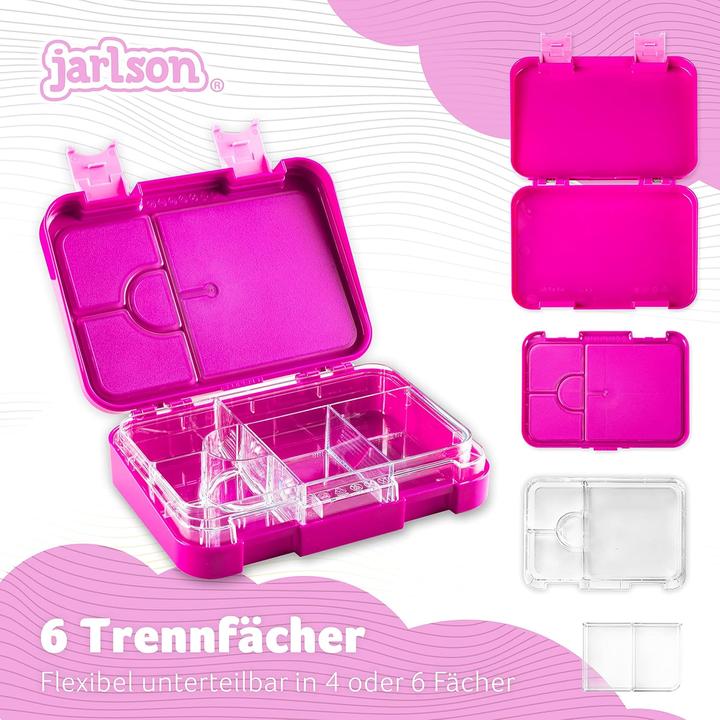 Image du produit Jarlson Brotdose für Kinder mit 6 Fächern
