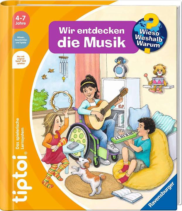 Actual product image tiptoi Wieso? Weshalb? Warum? Wir entdecken die Musik (German, Inca Friesian, Guido Wandrey, 2023)