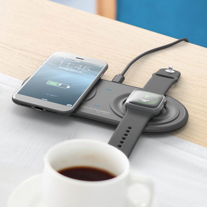 Actual product image RealPower charger ChargeAir Duo belaidė (15 W)